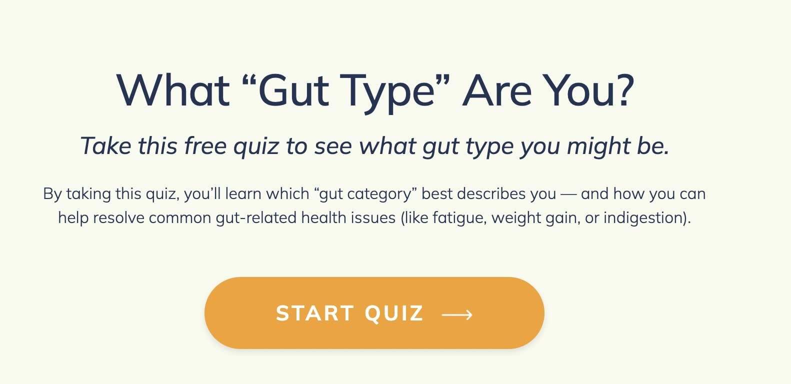 What 'Gut Type' Are You?